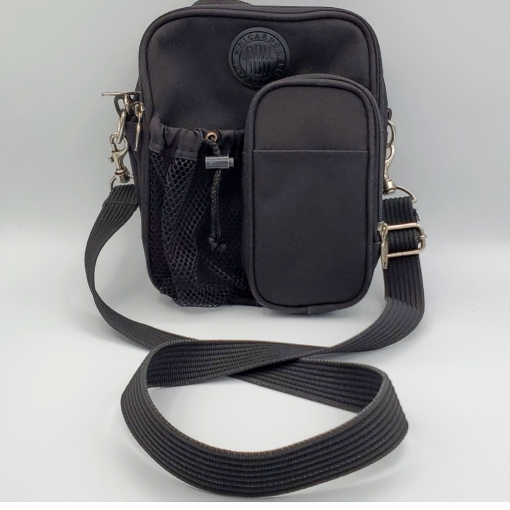 Vintage Ricardo Beverly Hills Black Canvas Travel bag Companion Pack Essentials